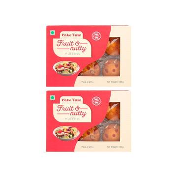 Caketale Fruit & Nutty Muffin - Pack of 2